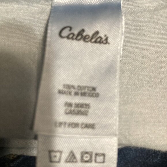 Cabelas Jeans Mens 32x32 Blue Classic Fit Denim Straight Leg 100% Cotton. - Picture 6 of 8